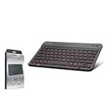 Hadron Hdx2507 Türkçe-q Fn Multimedia Rgb Ledli Bluetooth 5.0 Kablosuz Mini Klavye - Metalik Füme Siyah