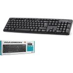 Hadron HDX2601 Kablolu Klavye Standart F Siyah Tuş Formu Ev - Ofis Kullanımı İçin