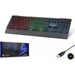 Hadron HDX2604 Gaming Oyuncu Klavye Rainbow/usb/rgb Işıklı Türkçe Q Klavye - Siyah