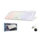 Hadron Hdx2608 Kablolu Oyuncu Mini Klavye Led Q Beyaz