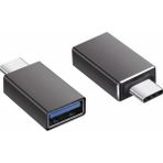 Hadron HDX5050 Type-C To USB 3.0 Otg Dönüştürücü Adaptör - Siyah