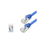 HADRON HDX5097 Cat7 Ethernet Patch Kablosu 10 Gbps 600 MHz 30 cm - Mavi
