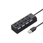 Hadron HDX7008(102) 2.0 4 Port Anahtarlı Hub USB