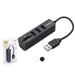 Hadron HDX7009 Hub Usb 2.0 3 Port + Multi 1TB Uyumlu Kart Okuyucu