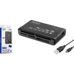 HADRON HDX7012 USB All in One Kart Okuyucu CF SD MicroSD MS XD M2 Siyah