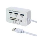 Hadron Hdx7028 Usb 3.0 Çoğaltıcı Hub Combo 3 Port+7in1 Kart Okucu