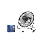 Hadron HDX7252 USB Metal 18 cm Siyah Vantilatör