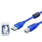 Hadron HDX7502 USB-A M USB-B M 3 mt Mavi Yazıcı Kablosu