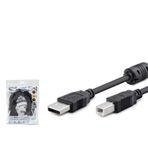 Hadron Hdx7507 Usb-A (E) - Usb-B (E) 5Mt Yazıcı Kablosu - Siyah