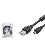 Hadron HDX7523 Usb Mini V3/5Pin To Usb Kablo 3M Siyah