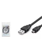 Hadron HDX7524 Usb Mini V3/5Pin To Usb Kablo 50Cm Siyah
