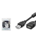 Hadron HDX7542 USB-A (D) - USB-A (E) 3mt USB Uzatma Kablosu - Siyah
