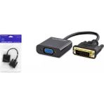 Hadron HDX7781 VGA/AV To VGA To DVI Dönüştürücü Siyah Kablo