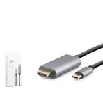 HADRON HDX7837 Type-C to HDMI Görüntü Kablosu 4K 60 Hz 1.8 m - Gri