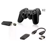 Hadron Retro Oyun Stick Hdmi Çift Gamepad Seti 2.4G Kablosuz - Siyah HD327