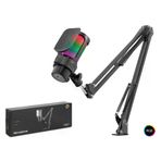 Hadron RGB Mikrofon Seti Boom Mikrofon Kolu Type-C 192kHz 24Bit Siyah M835B
