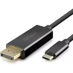 Hadron Type-C To Displayport Kablo - 8K 60Hz / 4K 144Hz Destekli, 1.8 Metre, Thunderbolt 3/4 Uyumlu, Macbook, Ipad Yeni Nesil Laptoplar Için Dp Dönüştürücü Görüntü Kablosu (Siyah)