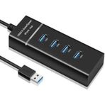 Hadron USB 3.0 4 Port USB Hub USB 3.0 Çoğaltıcı Siyah