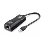 Hadron USB 3.0 Ethernet Adaptörü | 10/100 Mbps Hız | USB-A to RJ45 LAN İnternet Dönüştürücü | Windows, Mac ve Linux Uyumlu | Laptop ve PC için Tak Çalıştır Kablolu Ağ Kartı, Siyah