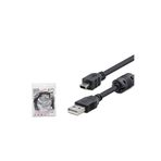 Hadron Usb Mini V3/5Pin To Usb Kablo 1.5 M - Siyah HDX7538