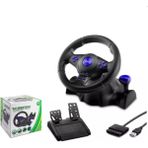 Hadron VW9803 Oyun Direksiyon Seti PS3 PS2 PC Uyumlu Titreşimli Pedal ve 180° Direksiyon Açısı