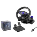 HADRON VW9824 Oyuncu Direksiyon Seti 180° PS4 PS3 PS2 PC Xbox Android - Siyah