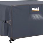 Haegs Bahçe Mobilyası Örtüsü, 150 x 150 x 74 cm, Havalandırmalı Masa ve Sandalye Koruma Kılıfı Gri