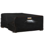 Haegs Bahçe Mobilyası Örtüsü, 250-250-90cm, Ağır Hizmet Oxford Kumaş, Su Geçirmez, Dış Mekan Veranda Masa Örtüsü, Havalandırmalı Masa ve Sandalye Koruma Kılıfı Siyah