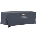 Haegs Bahçe Mobilyası Örtüsü, 300-200-90cm, Ağır Hizmet Oxford Kumaş, Su Geçirmez, Dış Mekan Veranda Masa Örtüsü, Havalandırmalı Masa ve Sandalye Koruma Kılıfı Gri