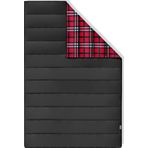 Haegs Flanel Kamp Battaniyesi, Seyahat Yorganı Dış Mekan Hafif Kompakt Outdoor Kamp Çadır Karavan Battaniye 215-150 Cm Siyah