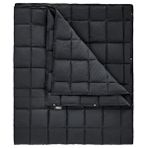 HAEGS Haegs Kamp Battaniyesi - Dış Mekan Hafif Kompakt Seyahat Yorganı Kamp Yürüyüş Outdoor Şal, Battaniye 200-150 Cm Siyah