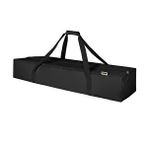 HAEGS Haegs Taşıma Çantası, İnce Uzun Çok Amaçlı Alet Tripod Olta Çantası, Fermuarlı Dayanıklı 35l (115 X 18 X 18 Cm) Siyah