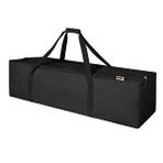 HAEGS Haegs Taşıma Çantası, Uzun Kare Çok Amaçlı Fermuarlı Dayanıklı Seyahat Spor Hurç, Valiz, 135l (125 X 33 X 33 Cm) - Siyah