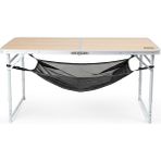 Haegs Masa Altı Saklama Filesi, Kamp Masası Altı Saklama Filesi Hurçu Kamp Mutfağı Filesi L-70X30 cm - Gri - Large