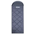 HAEGS Polar Uyku Tulumu, Battaniye, Kamp ve Outdoor Dış Mekan, 3-4 Mevsim, Yazlık ve Kış için, Ultra Hafif, Sıcak ve Kompakt, Antrasit