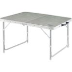 Haegs Portatif Kamp Masası, 2 Yükseklik Ayarlı, Katlanır Alüminyum Piknik Masası 80X50 Kumaş Desenli - 90x50 cm