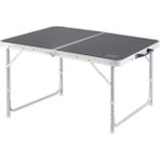 Haegs Portatif Kamp Masası, 2 Yükseklik Ayarlı, Katlanır Alüminyum Piknik Masası 90X50 - Antrasit - 90x50 cm