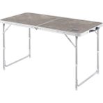Haegs Portatif Kamp Masası 3 Yükseklik Ayarlı Katlanır Alüminyum Piknik Masası 120X60 Mermer Desenli - 120x60 cm