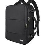 Haegs Seyahat Sırt Çantası, Laptop Sırt Çantası Hafif El Çantası Bay Bayan Küçük Bavul Valiz Çanta Notebook Bilgisayar Macbook Organizer Çantası Siyah - 30x 17x 45 cm