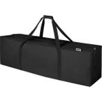 Haegs Taşıma Çantası, Fermuarlı Dayanıklı Seyahat Spor, Hurç, Valiz, 95L (105 x 25 x 36 Cm) - Siyah
