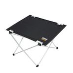 Haegs Ultralight Katlanır Kamp Masası, Piknik, Bbq, Balıkçılık, Avcılık, Plaj, Hiking İçin Taşınabilir Kompakt Roll Up Outdoor Kamp Masası Small - Siyah