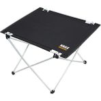 Haegs Ultralight Katlanır Kamp Sehpası, Piknik, Bbq, Balıkçılık, Avcılık, Plaj Için Taşınabilir Kompakt Outdoor Kamp Piknik Masası Küçük - Siyah - Küçük Boy