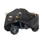 Haegs UTV Brandası, UTV Koruma Kılıfı, Örtüsü, Ağır Hizmet Tipi, Su Geçirmez, 4 Mevsim Koruma, Tek Sıra Koltuklu 2-3 Kişilik için (M-350-175-180cm) Siyah