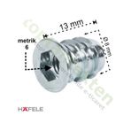 Hafele Dübel Çelik Galvaniz Havşa Başlı M6X13Mm