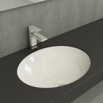 Hafele Elva 560x450 mm Parlak Beyaz Banyo Lavabosu