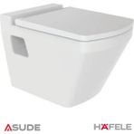 Hafele Flate Wall S52 Parlak Beyaz Asma Klozet