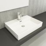 Hafele Freya 60 605x465 mm Parlak Beyaz Banyo Lavabosu