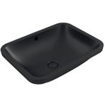 Hafele Lorna 550x410 mm Mat Siyah Banyo Lavabosu