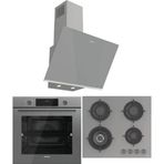 Hafele ORION Gri Ankastre Set (3G1W Ocak/10F Fırın/Orion Davlumbaz)