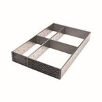Hafele Solid 291 mm Mat Paslanmaz Çelik Çekmece Bölmesi